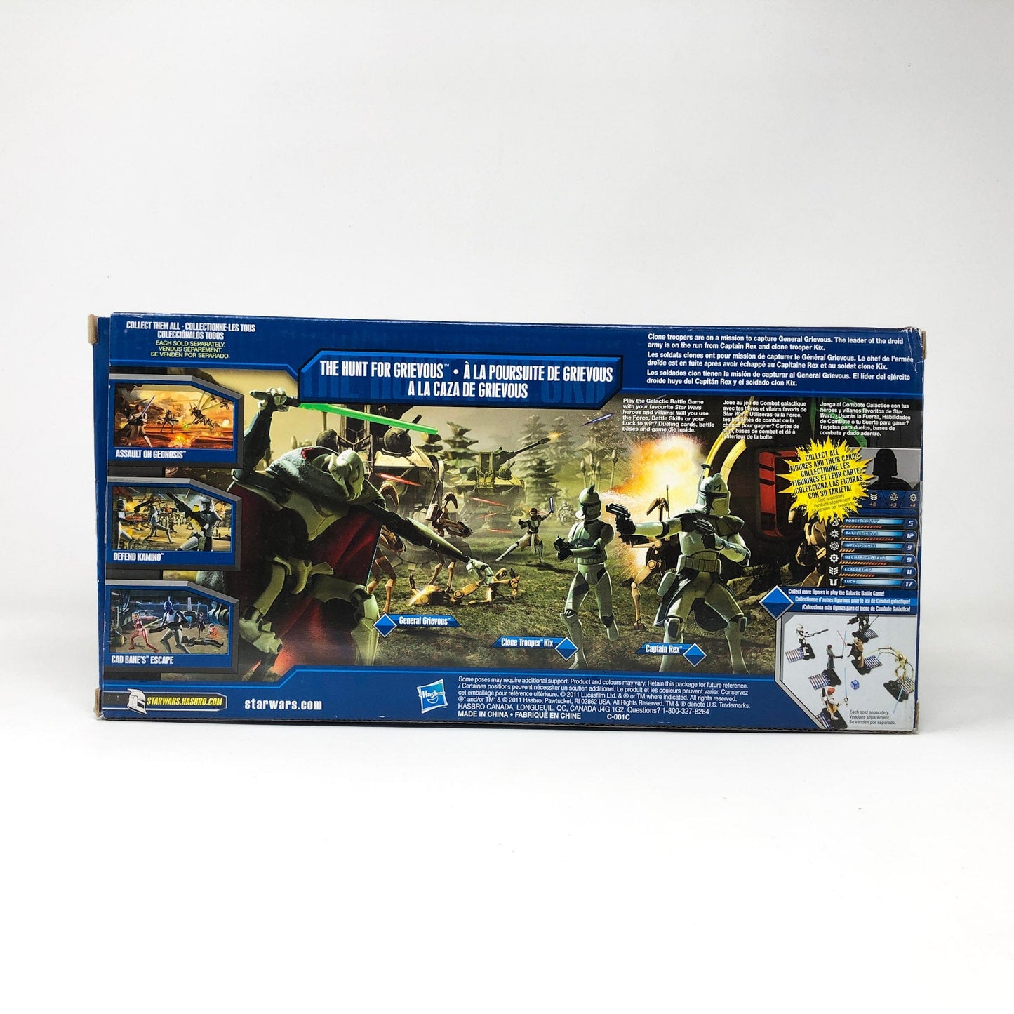 Vintage Hasbro Star Wars Mid MOC The Hunt for Grievous Clone Wars Battle Packs - Captain Rex - Comander Kix - 3.75" Hasbro 2011