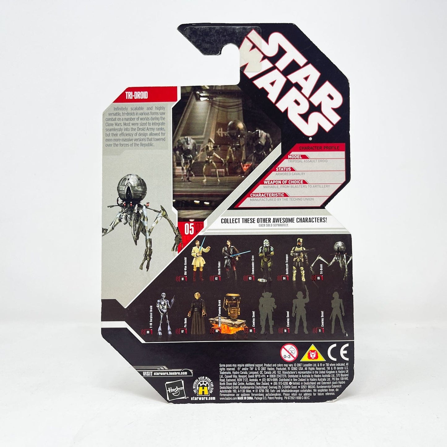 Vintage Hasbro Star Wars Mid MOC Tri-Droid #05 - Hasbro Saga Legends - 30th Anniversary Collection