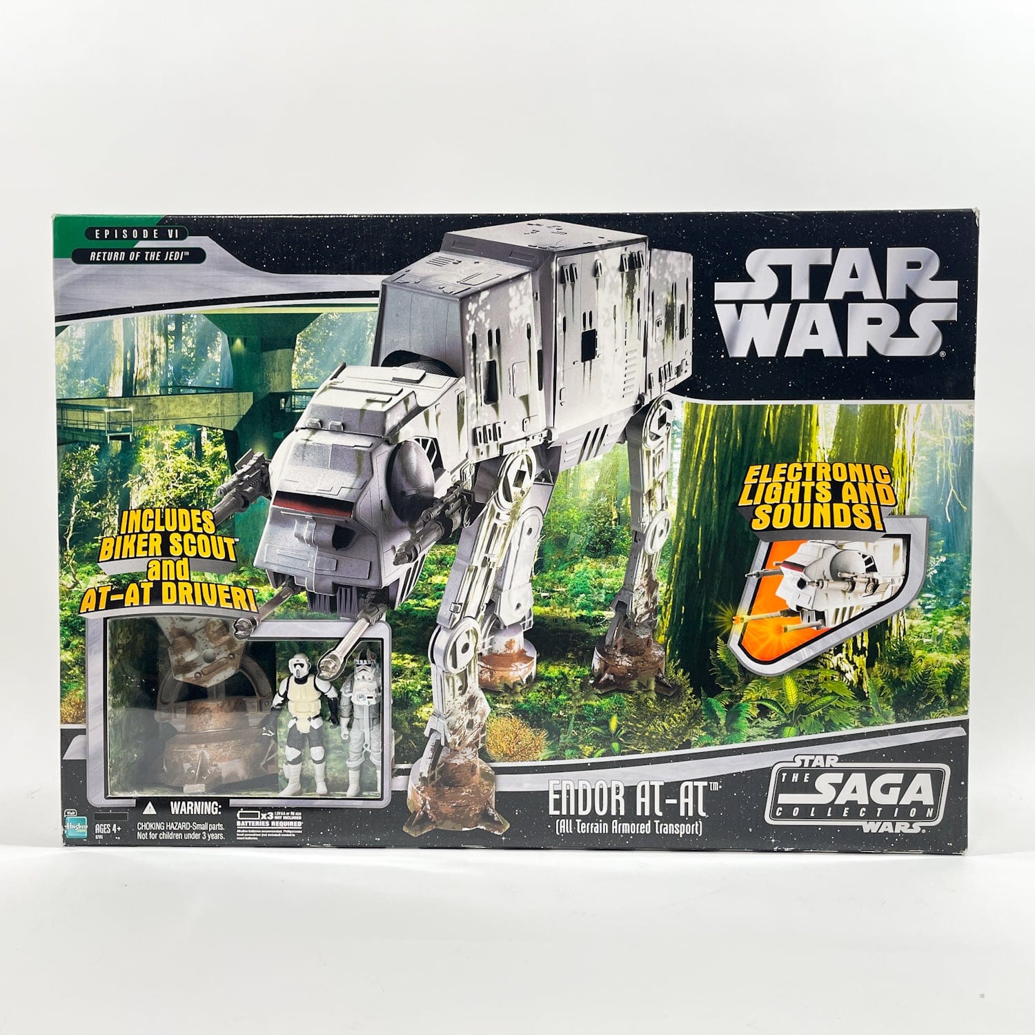 Star Wars Hasbro Saga Collection AT-AT 2006 with AT-AT Driver