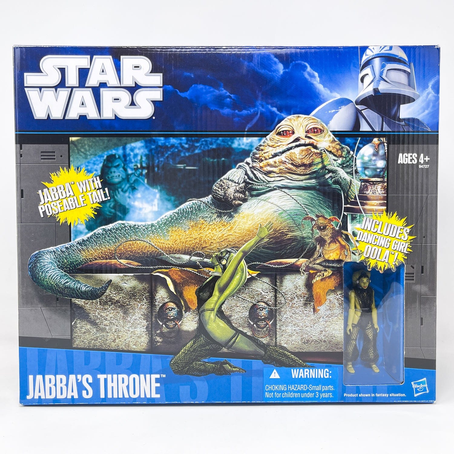 Jabba's Throne w/ Oola & Salacious Crumb - Hasbro Clone Wars (2010