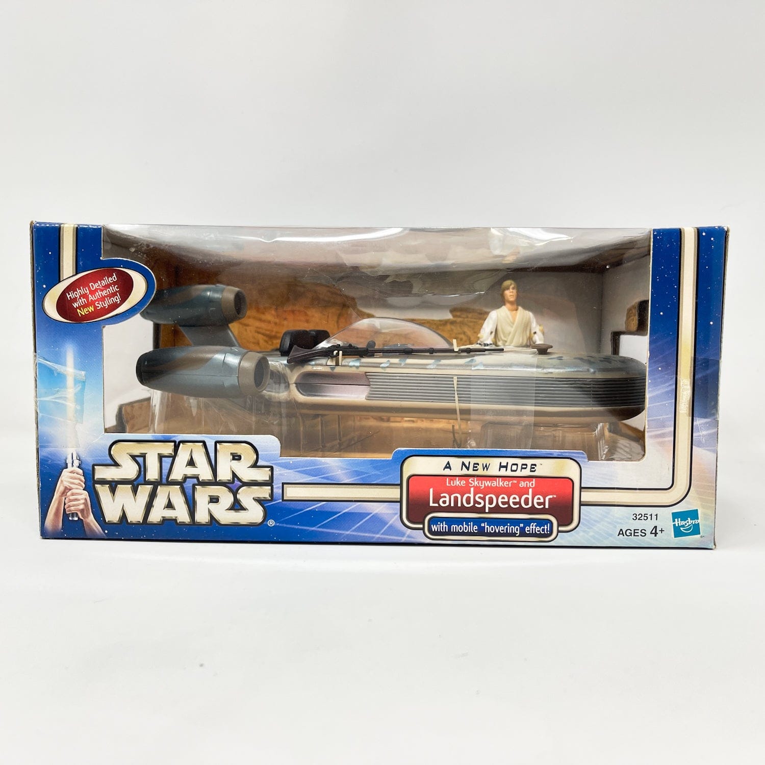 Luke Skywalker & Landspeeder – Hasbro Star Wars SAGA Series (2002