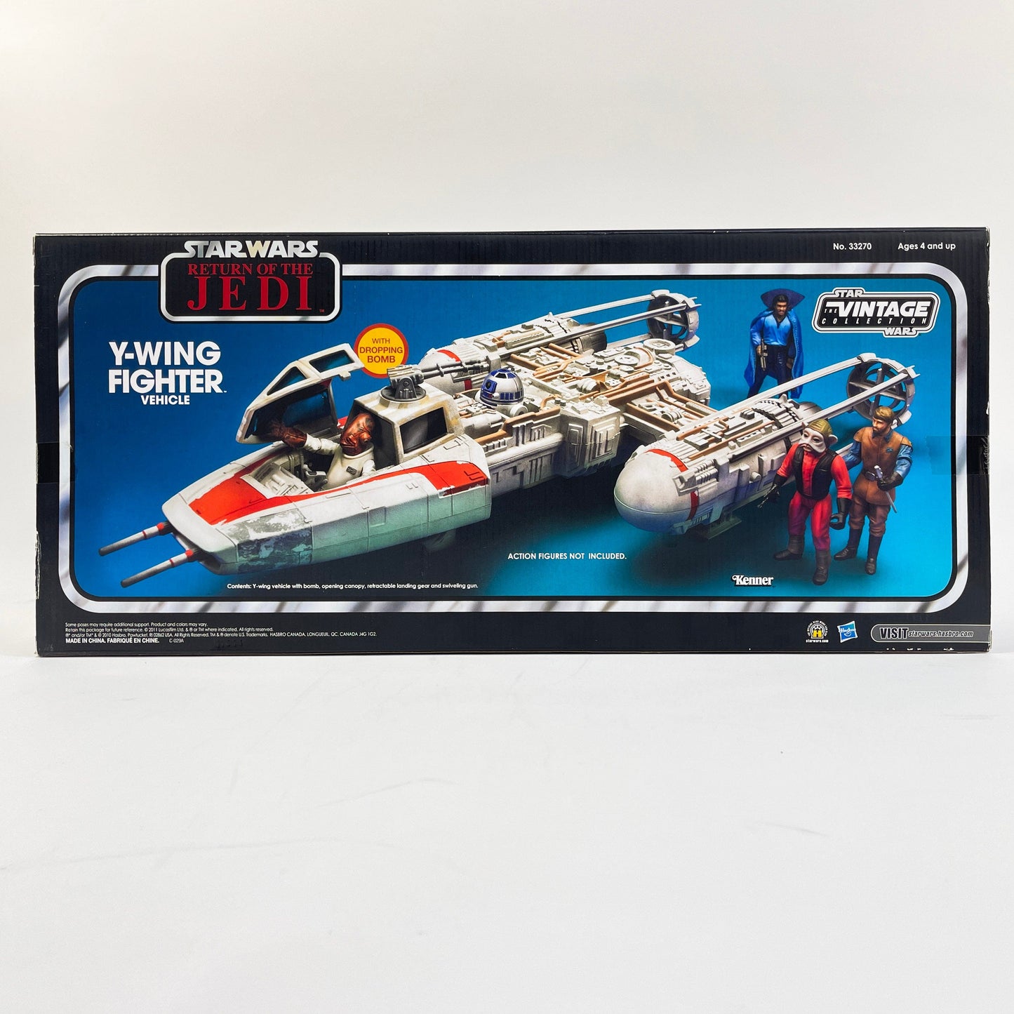 Vintage Hasbro Star Wars Mid Ships VC Y-Wing Fighter - ROTJ (2011) - The Vintage Collection Hasbro Star Wars Vehicle - MISB