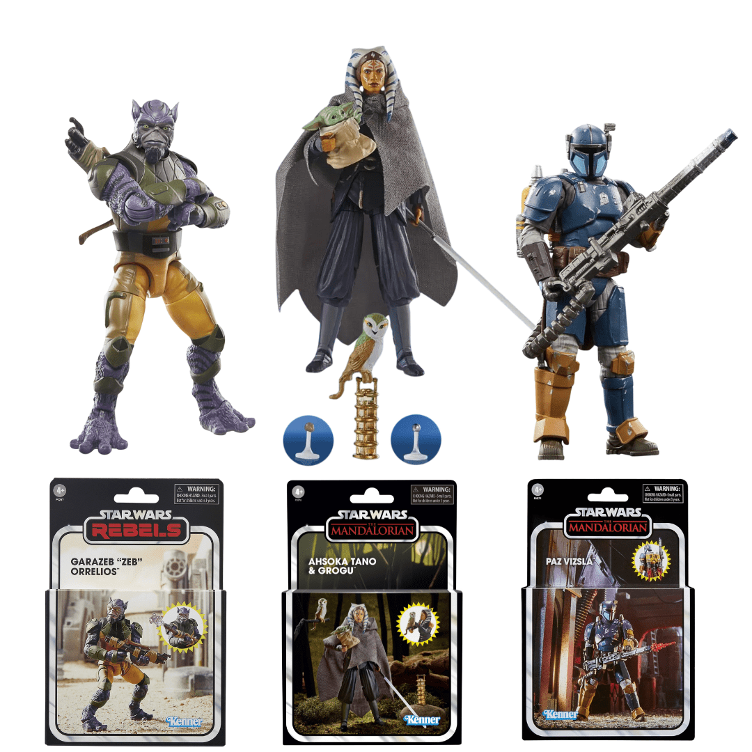 Star Wars Bundle Deal: x3 TVC Deluxe Set - Ahsoka - Paz Visla Star Wars Bundle Deal: x3 TVC Deluxe Set - Ahsoka - Paz Visla