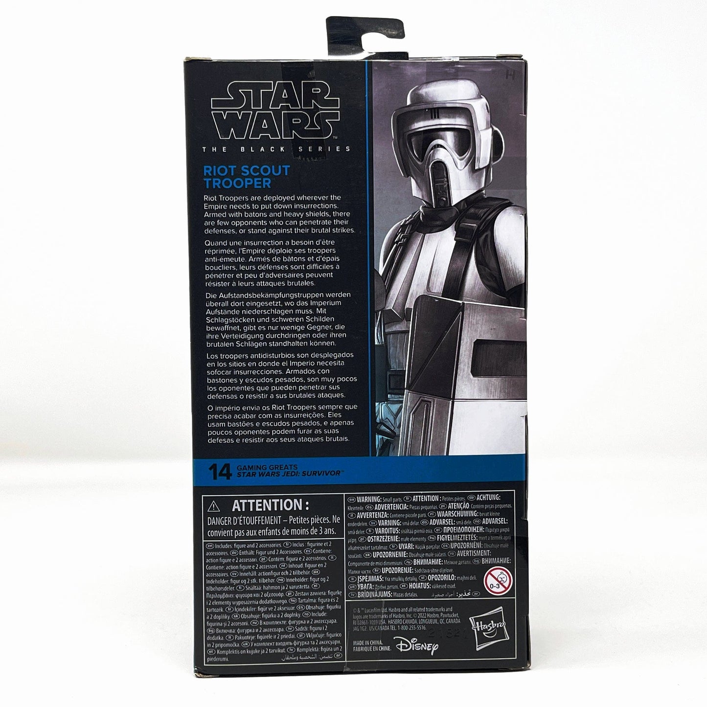 Vintage Hasbro Star Wars Modern MOC Riot Scout Trooper GG 14 - Black Series Hasbro Star Wars Action Figure