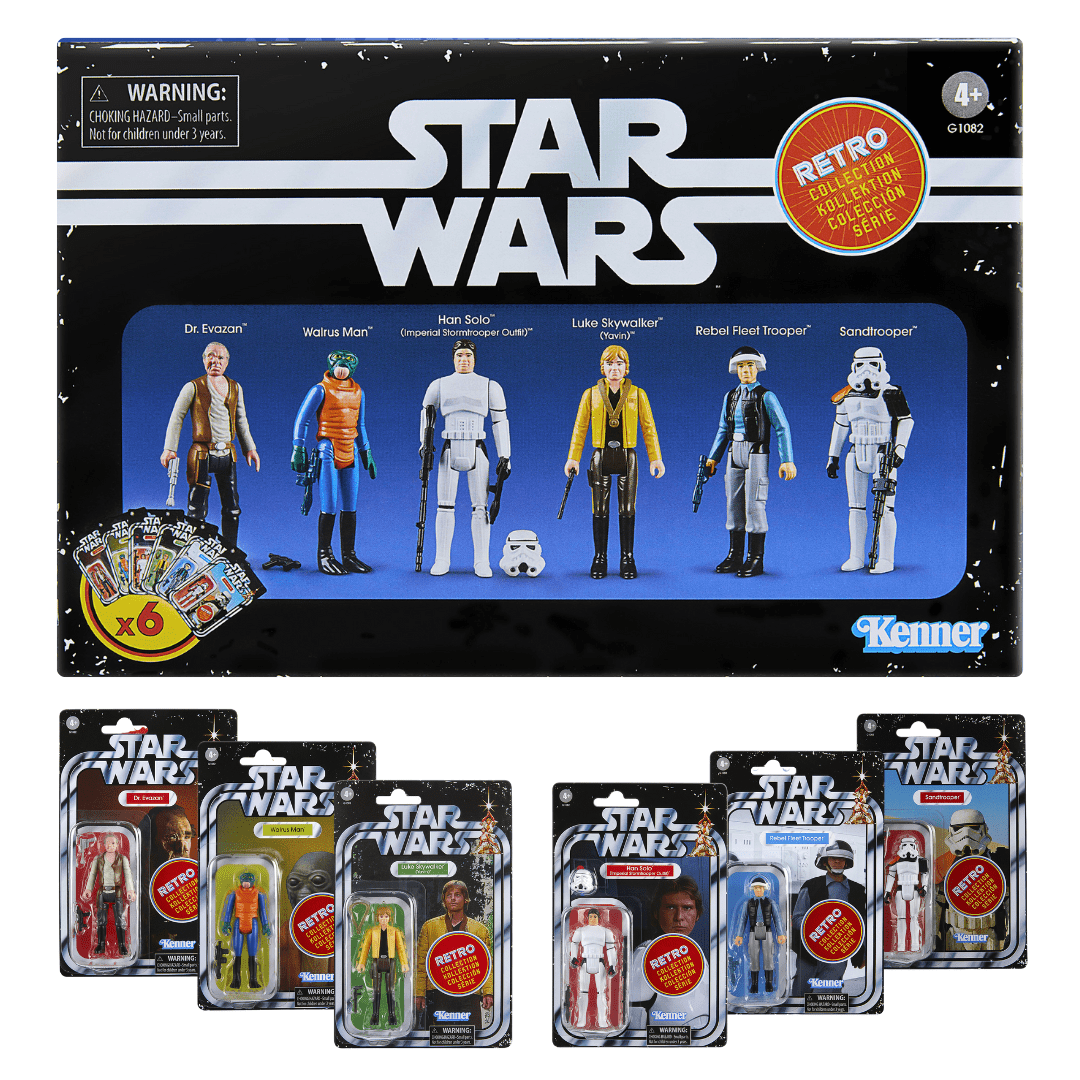 STAR WARS: A New Hope Retro 6-Pack (2025) - Hasbro Retro STAR WARS: A New Hope Retro 6-Pack (2025) - Hasbro Retro