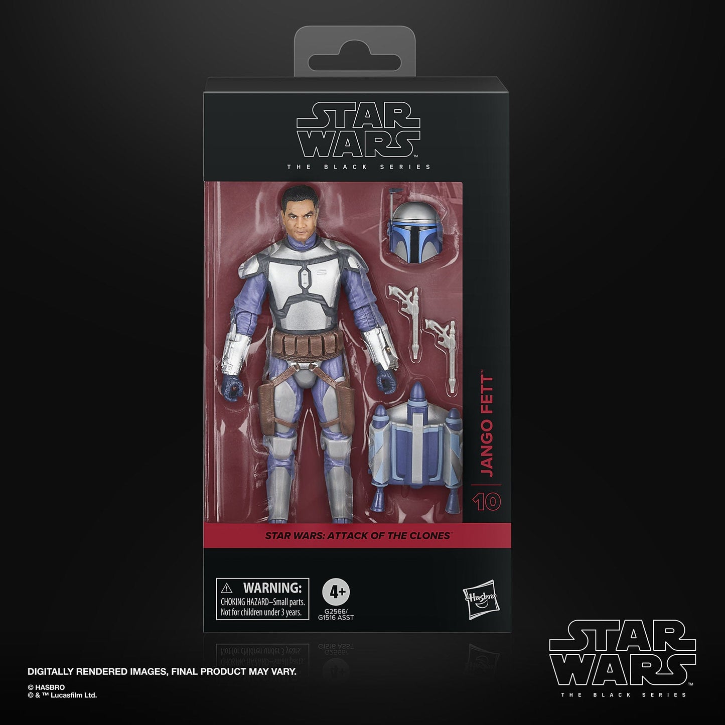 Vintage Hasbro Star Wars Pre-Order Pre-Order Jango Fett AOTC #10 - Black Series Hasbro Star Wars