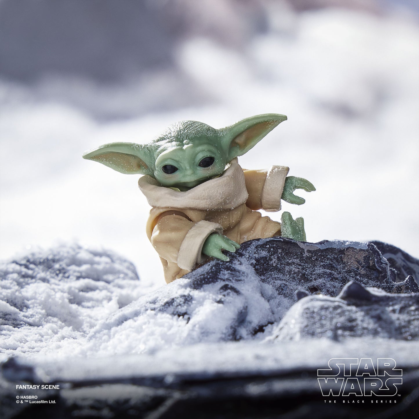 Vintage Hasbro Star Wars Pre-Order Pre-Order The Mandalorian & Grogu Deluxe WHITE BOX - #01 - Hasbro Black Series (2026)