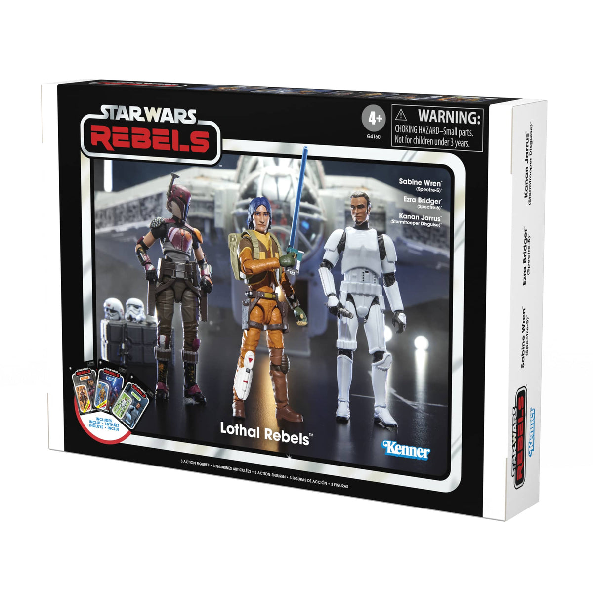 Vintage Hasbro Star Wars Pre-Order Pre-Order VC425, 426 & 427 Lothal Rebels Set 3 Pack (Ezra, Sabine & Kanan) - Hasbro Vintage Collection (2027)