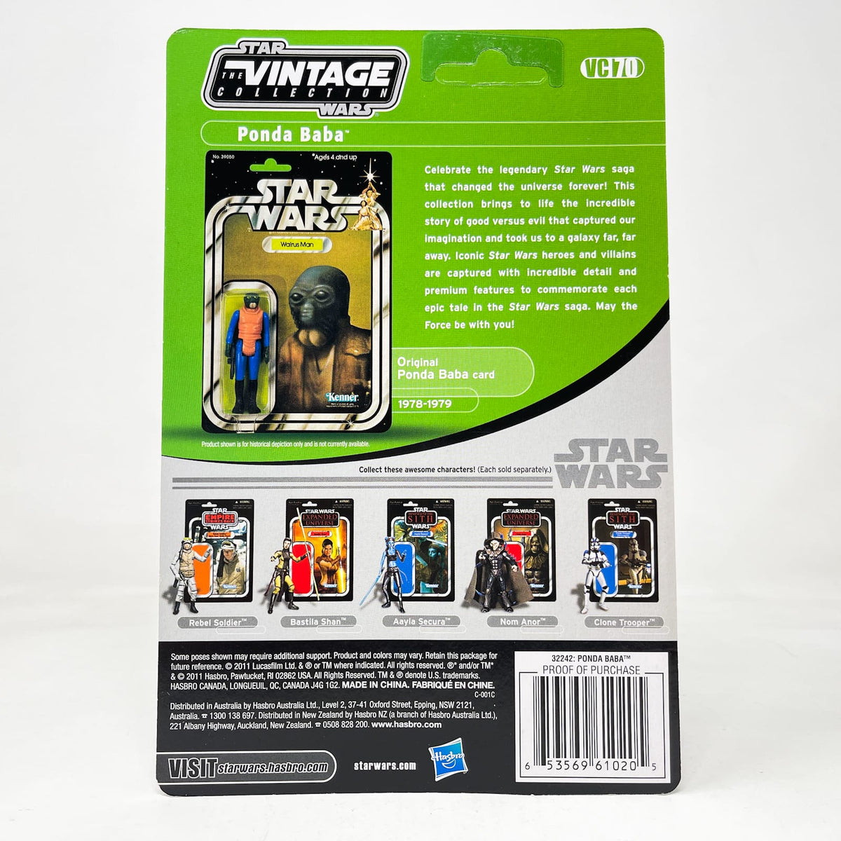 Vintage Hasbro Star Wars Vintage Collection Carded VC070 Ponda Baba - Hasbro Vintage Collection (2011)