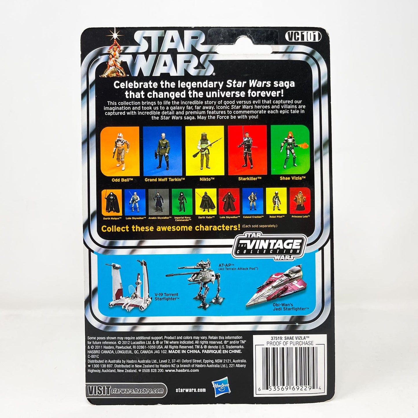 Vintage Hasbro Star Wars Vintage Collection Carded VC101 Shae Vizla (2012) - The Vintage Collection Hasbro Star Wars