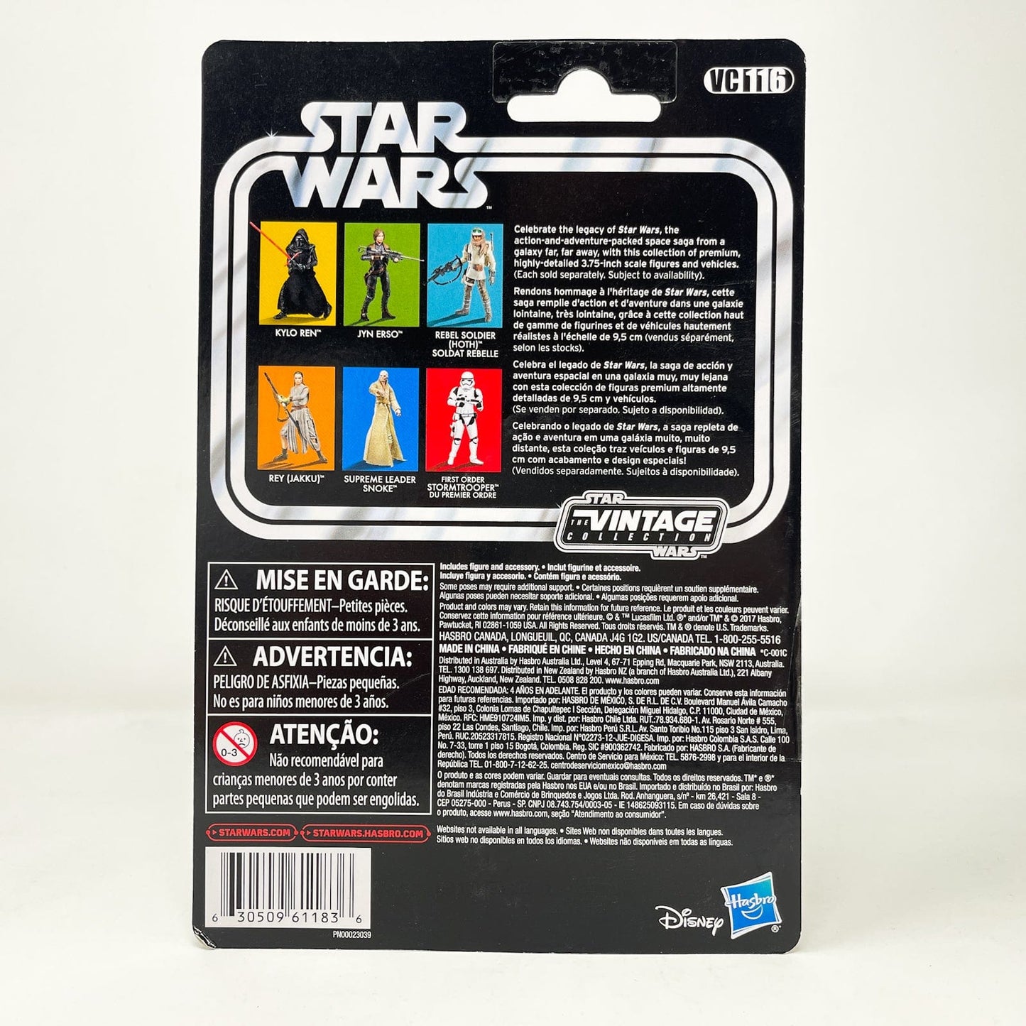 Vintage Hasbro Star Wars Vintage Collection Carded VC116 Rey - Jakku (TFA) - The Vintage Collection Hasbro Star Wars