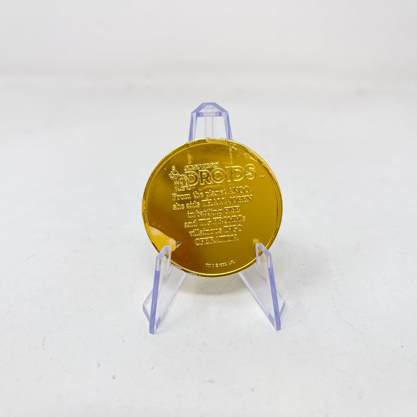 Vintage Kenner Star Wars Coin DROIDS Kea Moll Coin