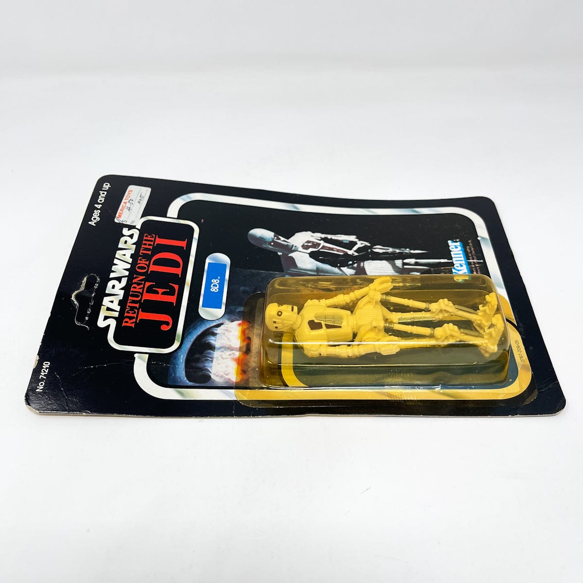 Vintage Kenner Star Wars MOC 8D8 ROTJ 77A-back - Mint on Card
