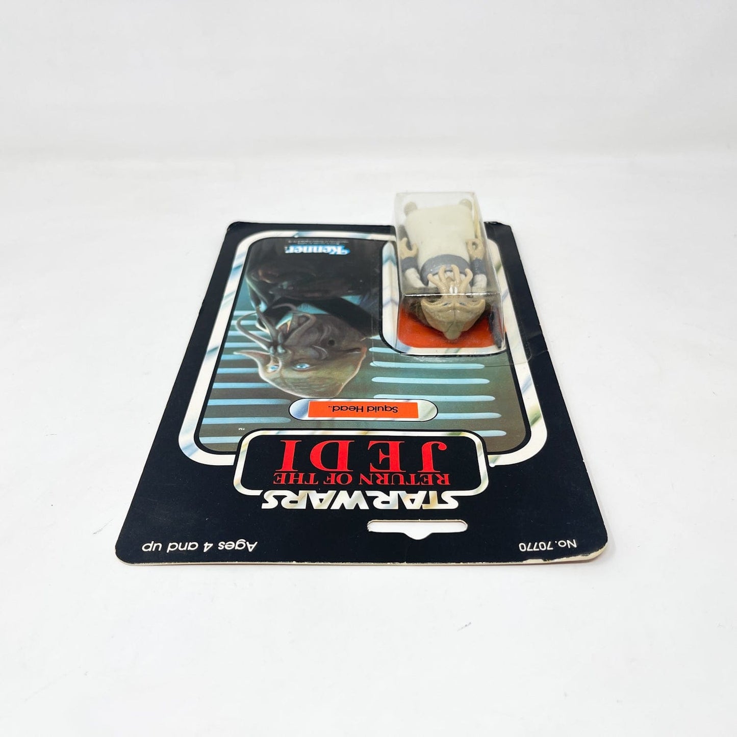Vintage Kenner Star Wars MOC Squidhead 77A-back - Mint on Card