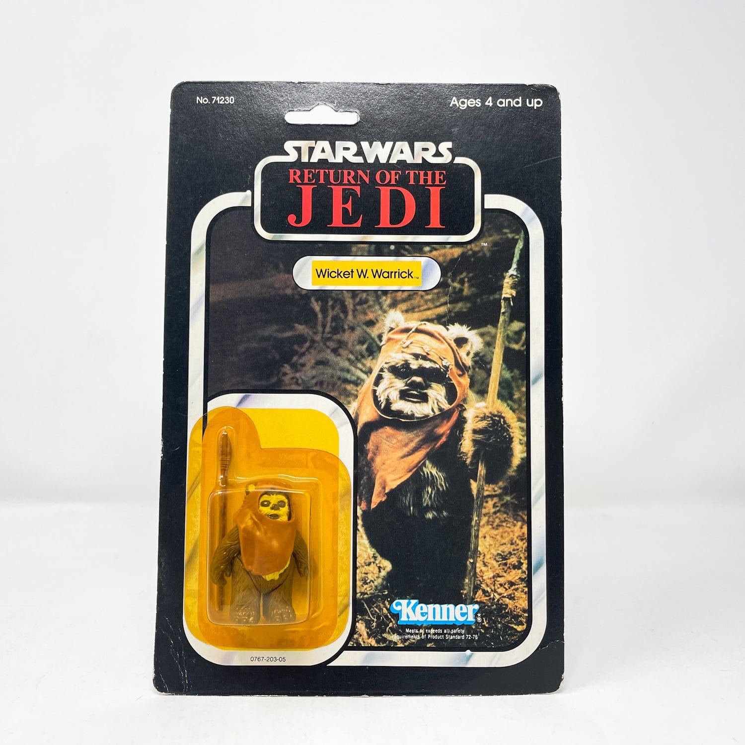 Wicket the Ewok 77-back MOC Vintage Star Wars - Mint on Card