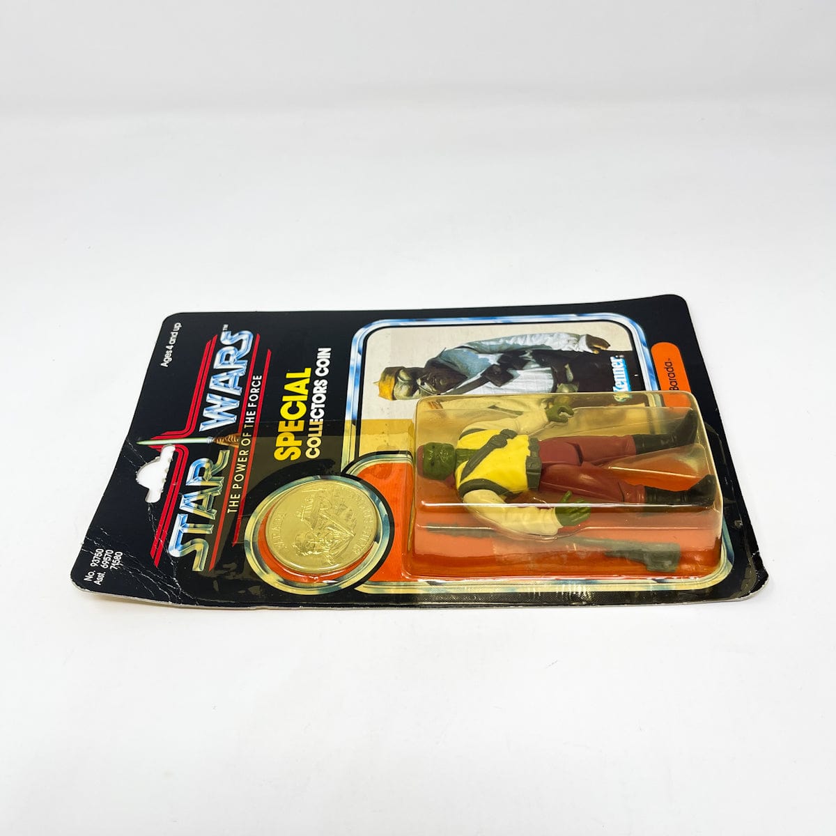 Vintage Kenner Star Wars Toy Barada POTF 92-back - Mint on Card