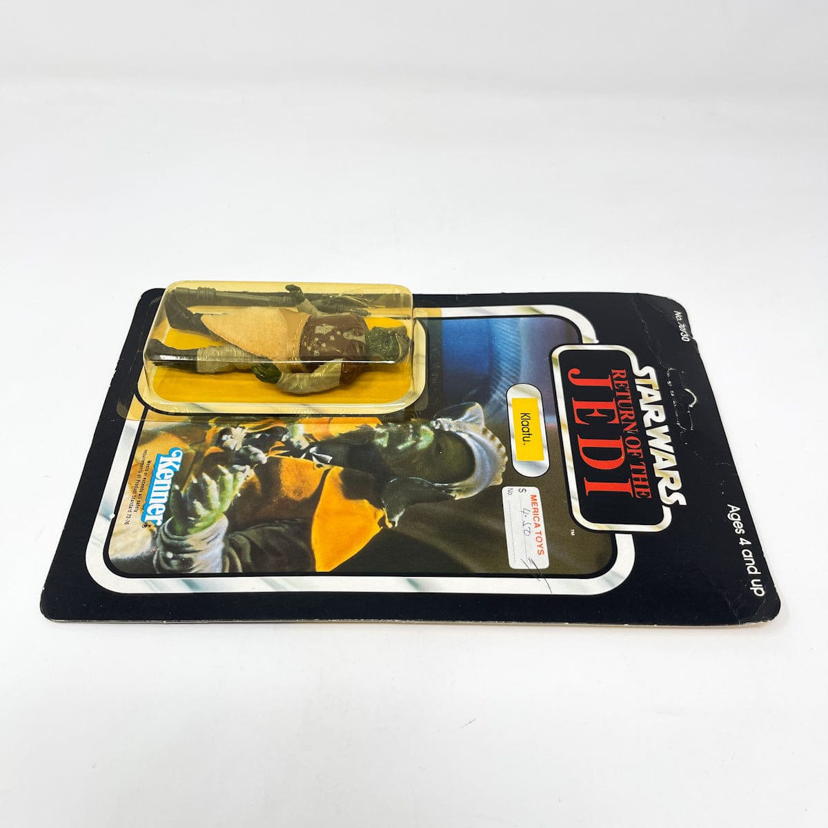 Vintage Kenner Star Wars Toy Klaatu ROTJ 77A-back - Mint on Card