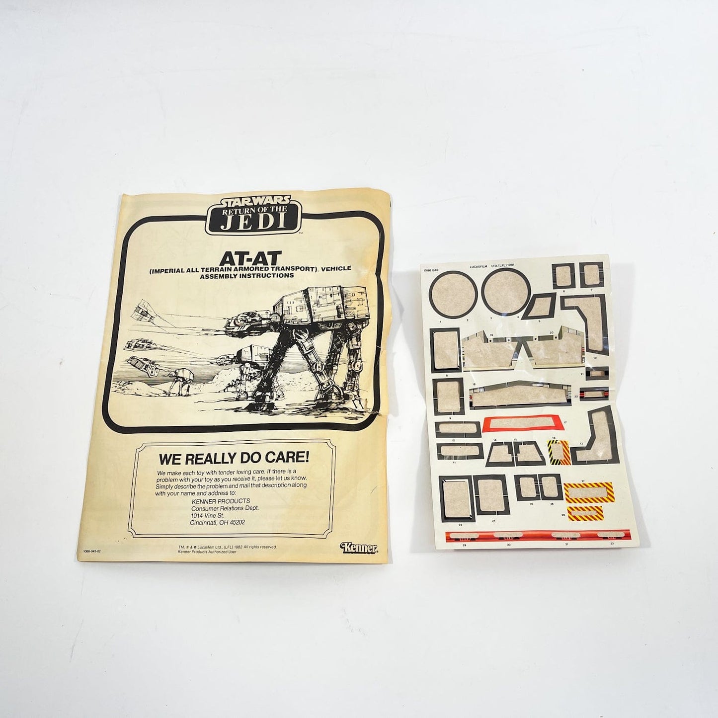 Vintage Kenner Star Wars Vehicle AT-AT - Complete in ROTJ Box