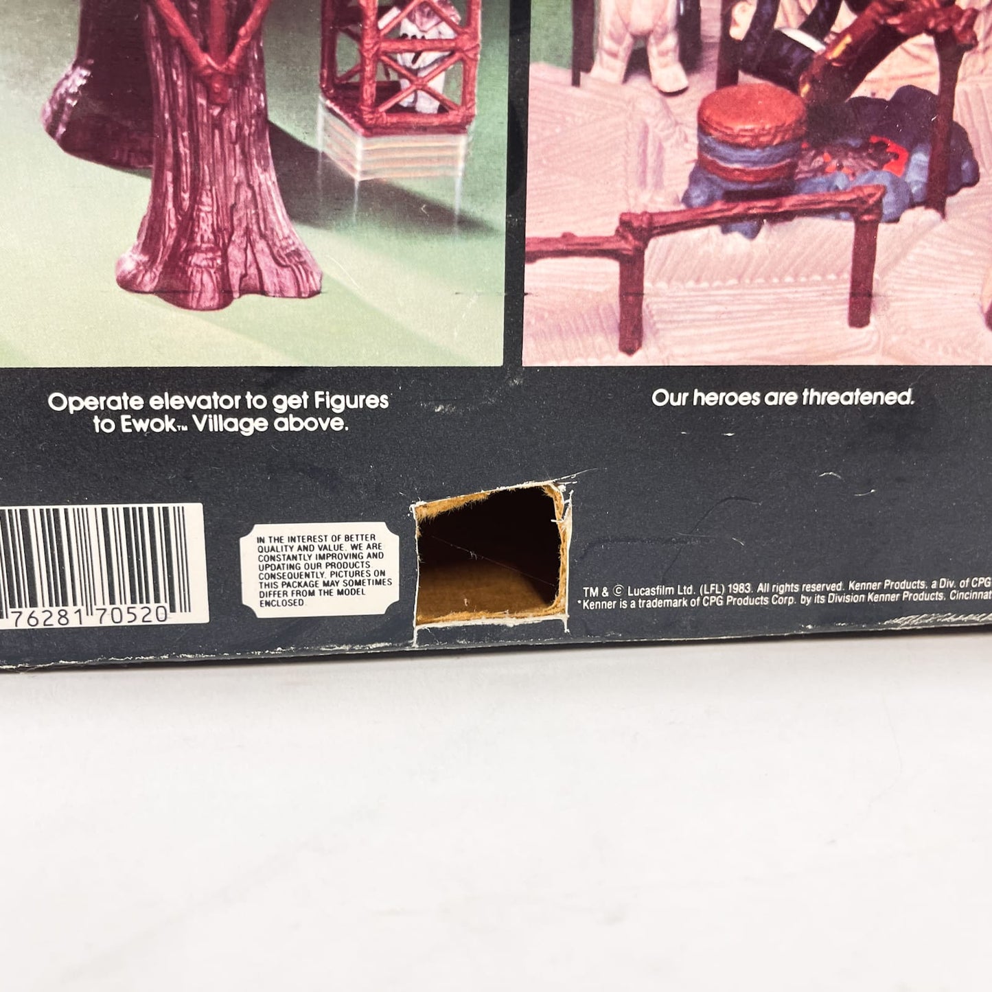 Vintage Kenner Star Wars Vehicle Ewok Village - Complete ROTJ Box - Kenner (1983)
