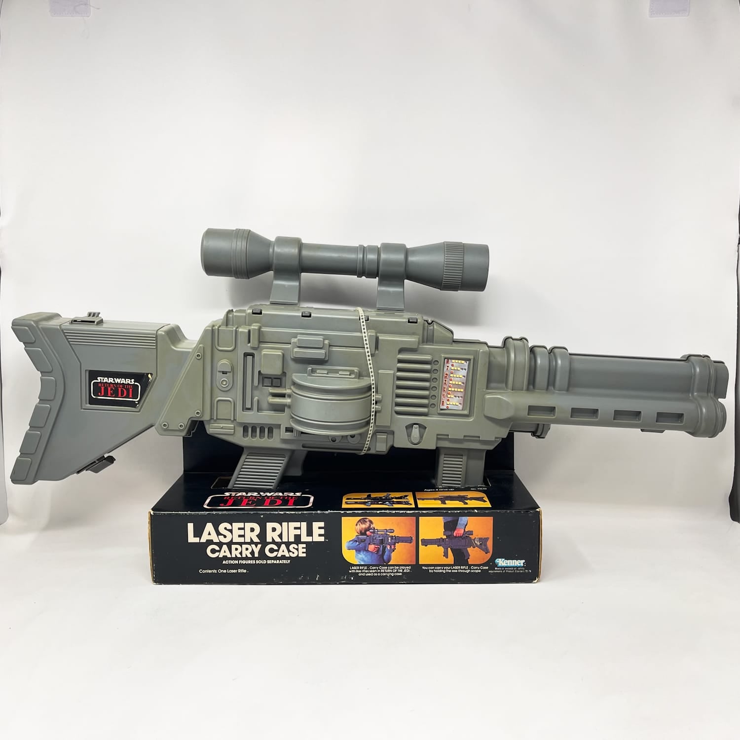 Laser Rifle Star Wars Action Figure Carrying Case Complete Kenner