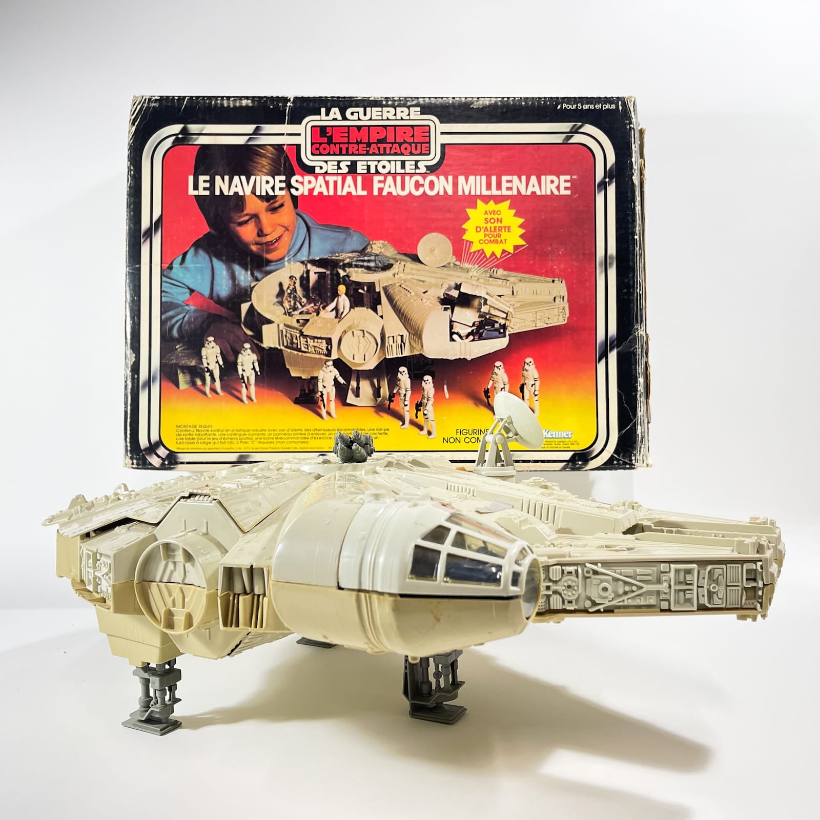 Vintage Kenner Millennium Falcon Loose Incomplete Star Wars Toy