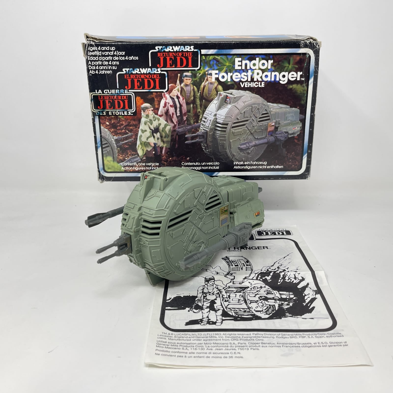 Vintage Kenner Endor Forest Ranger Mini-Rig Star Wars Vehicle MIB