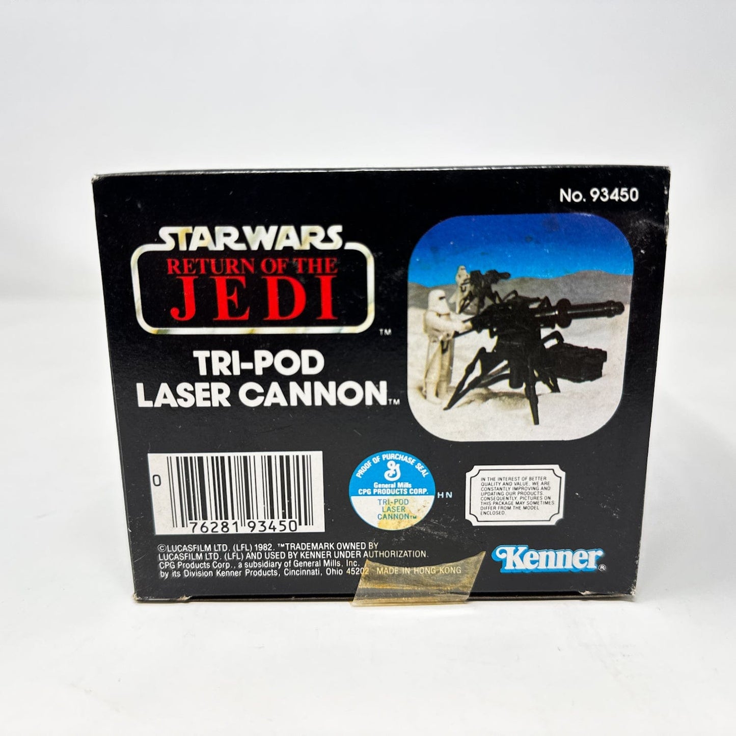Vintage Kenner Star Wars Vehicle Mini-Rig Tri-Pod Laser Cannon - SEALED