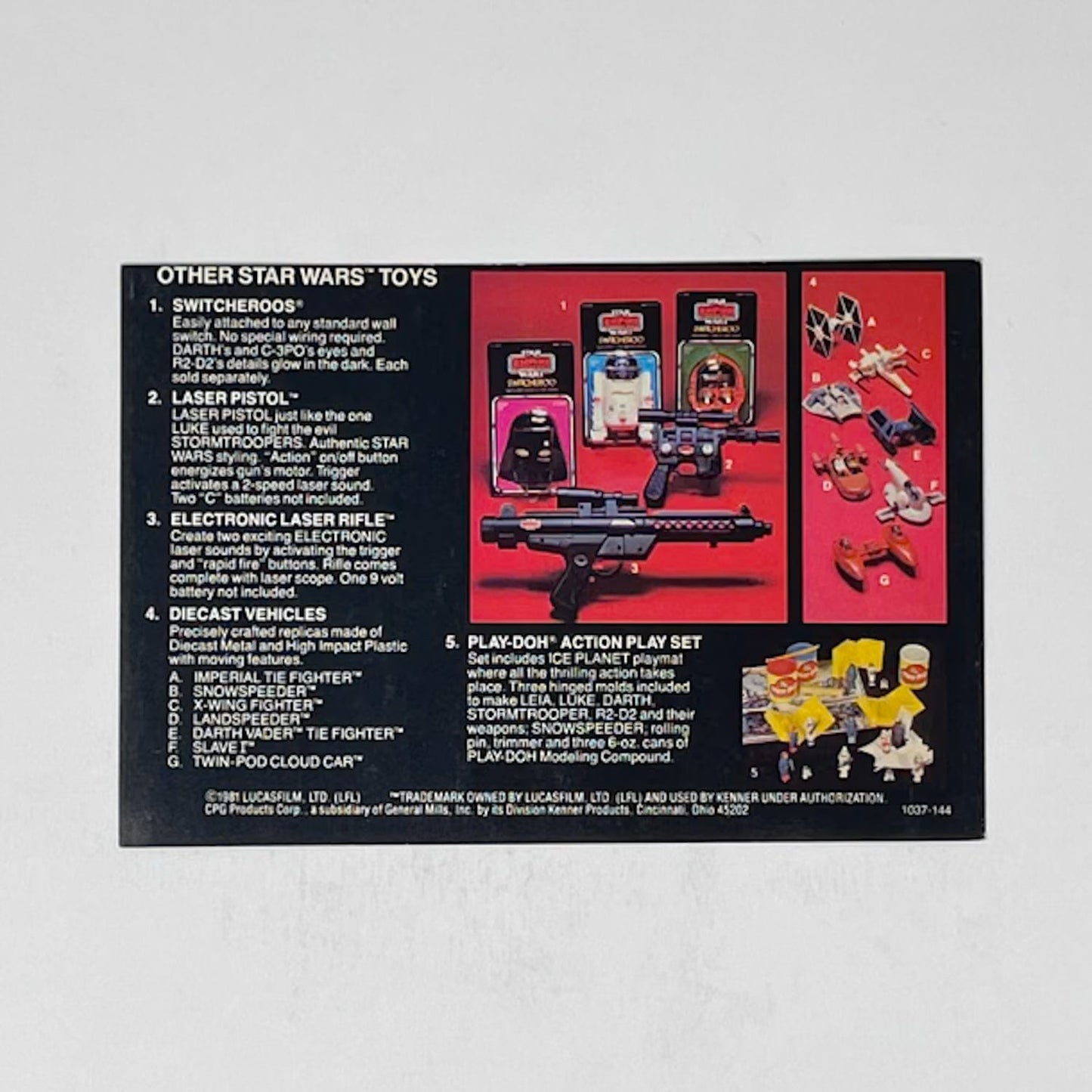 Vintage Kenner Star Wars Vintage Paper Empire Strikes Back Yoda Kenner Mini-Catalog (1981)