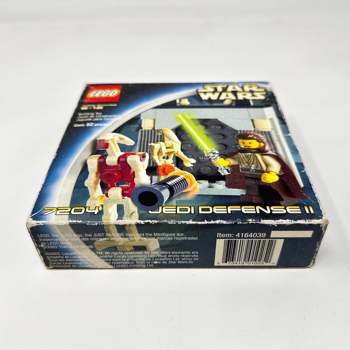 Vintage Lego Star Wars Lego Boxed Lego 7204 Jedi Defense II (2002 Retired) - Sealed