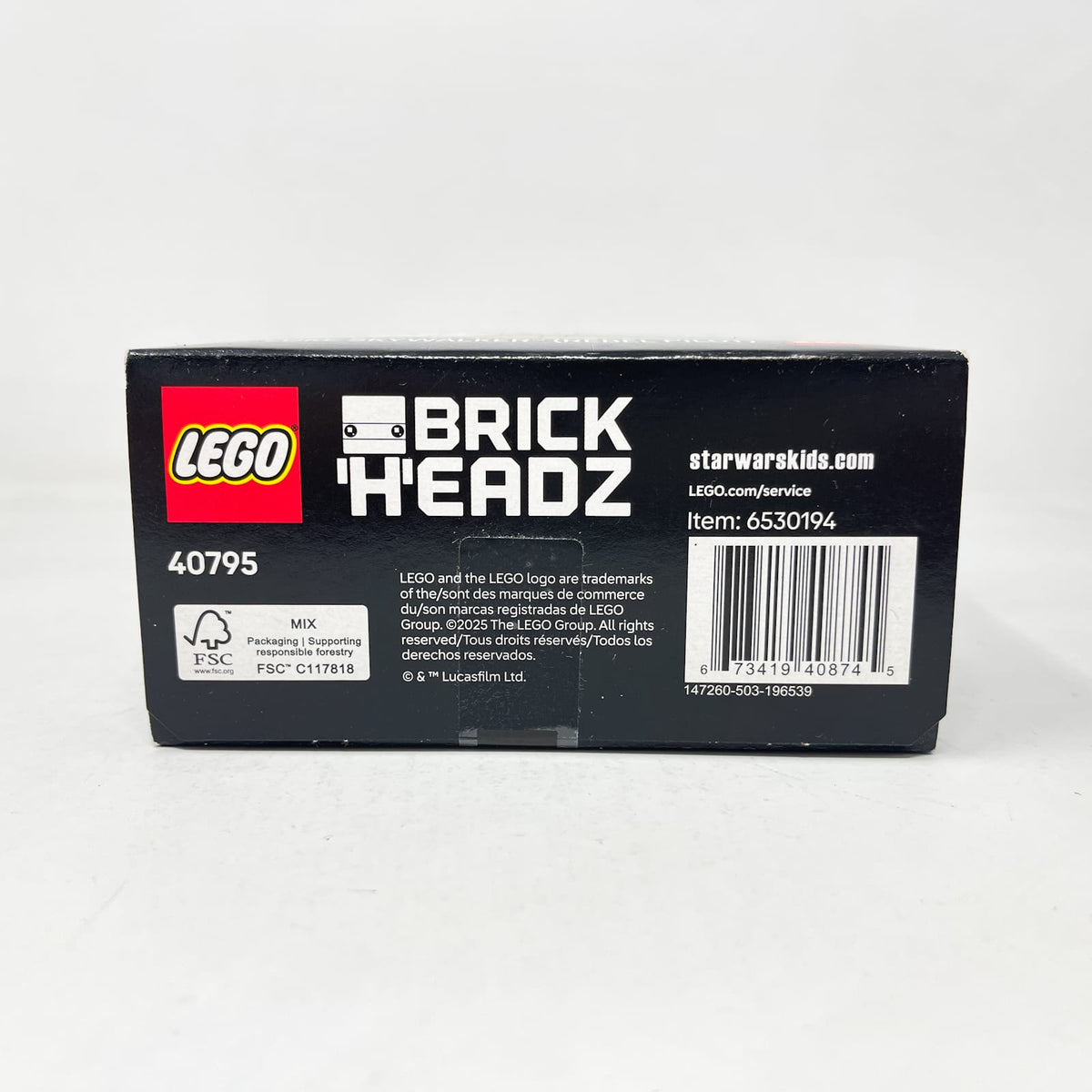 Vintage Lego Star Wars Lego Luke Skywalker (Rebel Pilot) BrickHeadz 40795 - LEGO Star Wars (2025) - Sealed