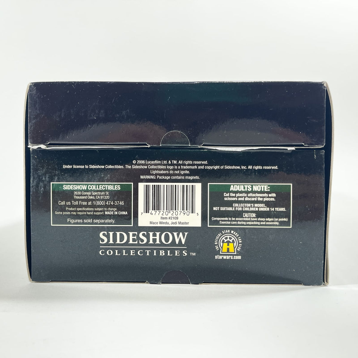 Vintage SIDESHOW Star Wars Statues & Busts Mace Windu (Jedi Master) – Sideshow Collectibles Sixth Scale Figure (2006)