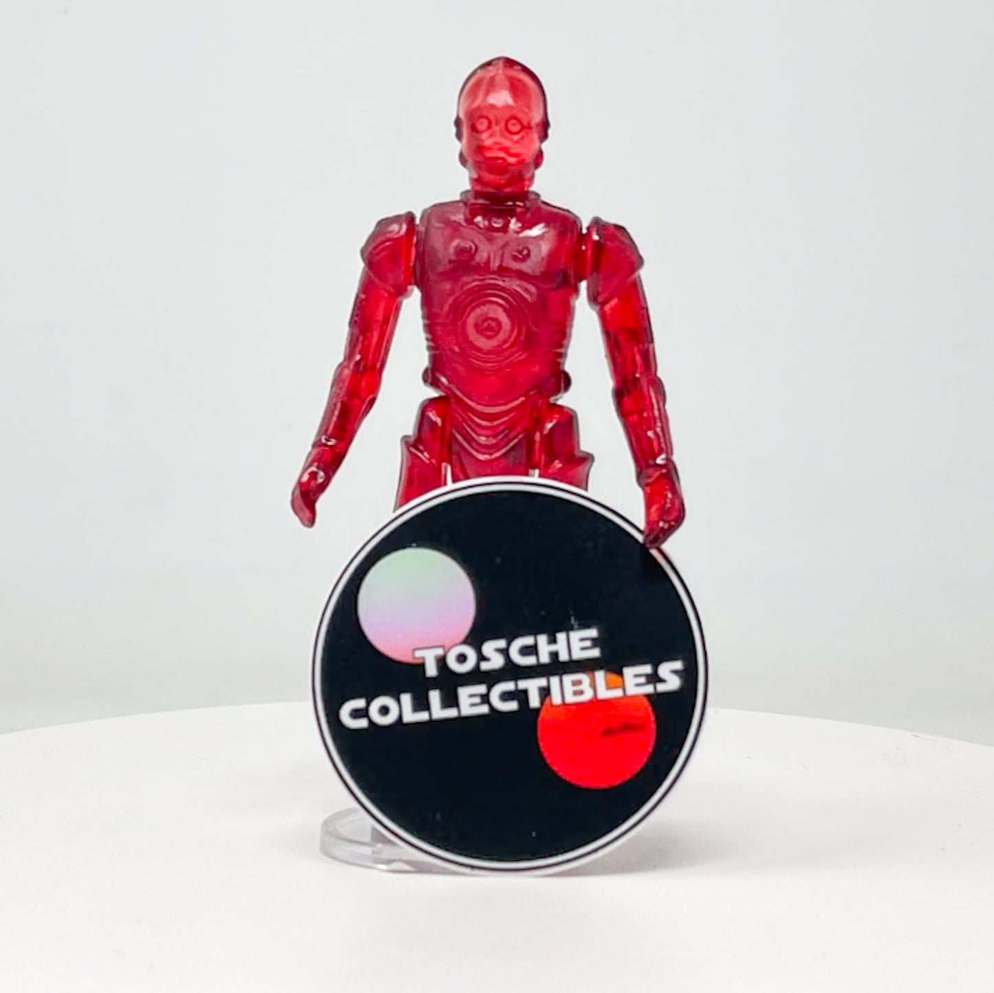 Vintage Tosche Collectibles Star Wars Customs Custom Figure - Ice C-3PO 3.75" Action Figure Star Wars