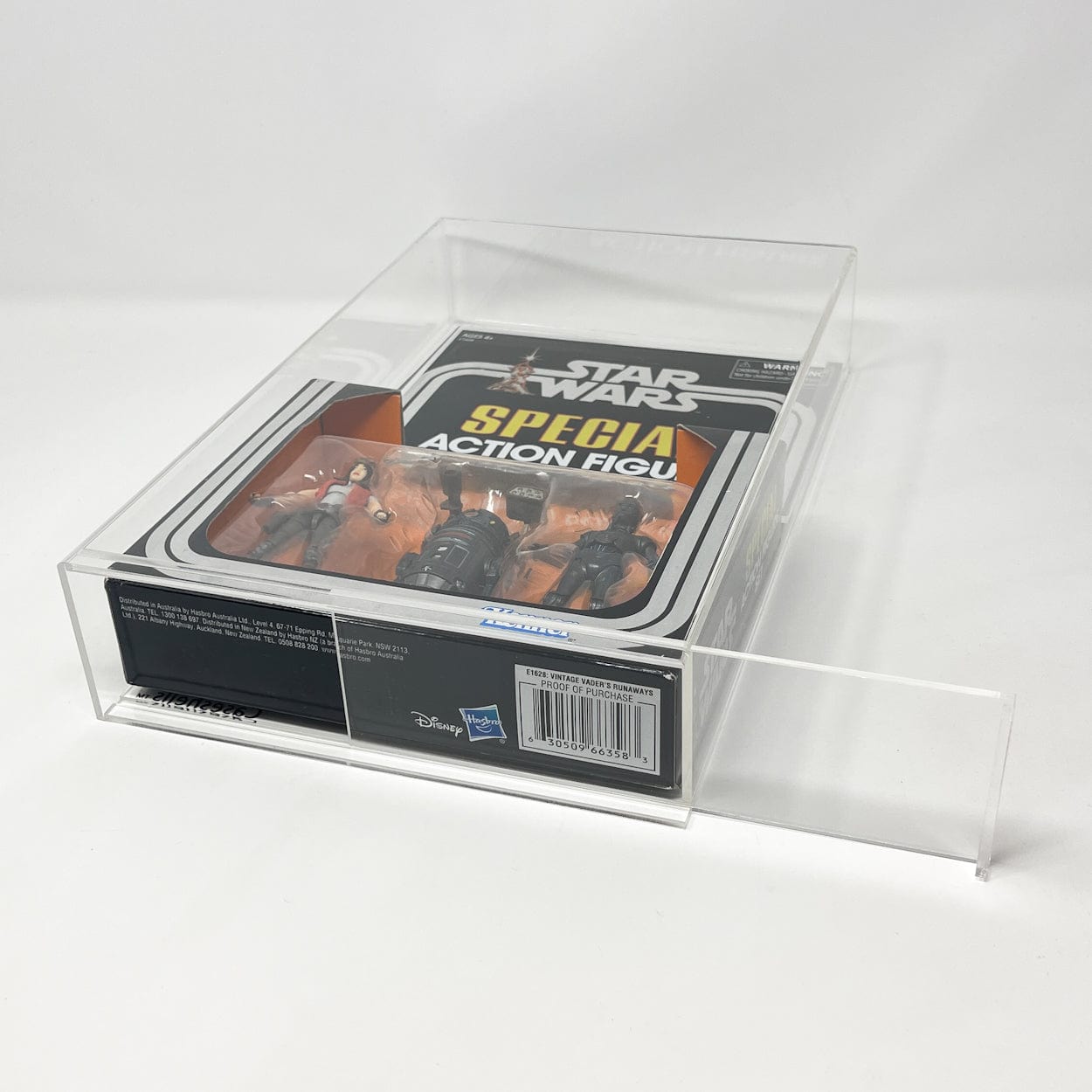 Vintage 4th Moon Toys Star Wars Supplies Acrylic Case for Vintage Collection 3 Packs