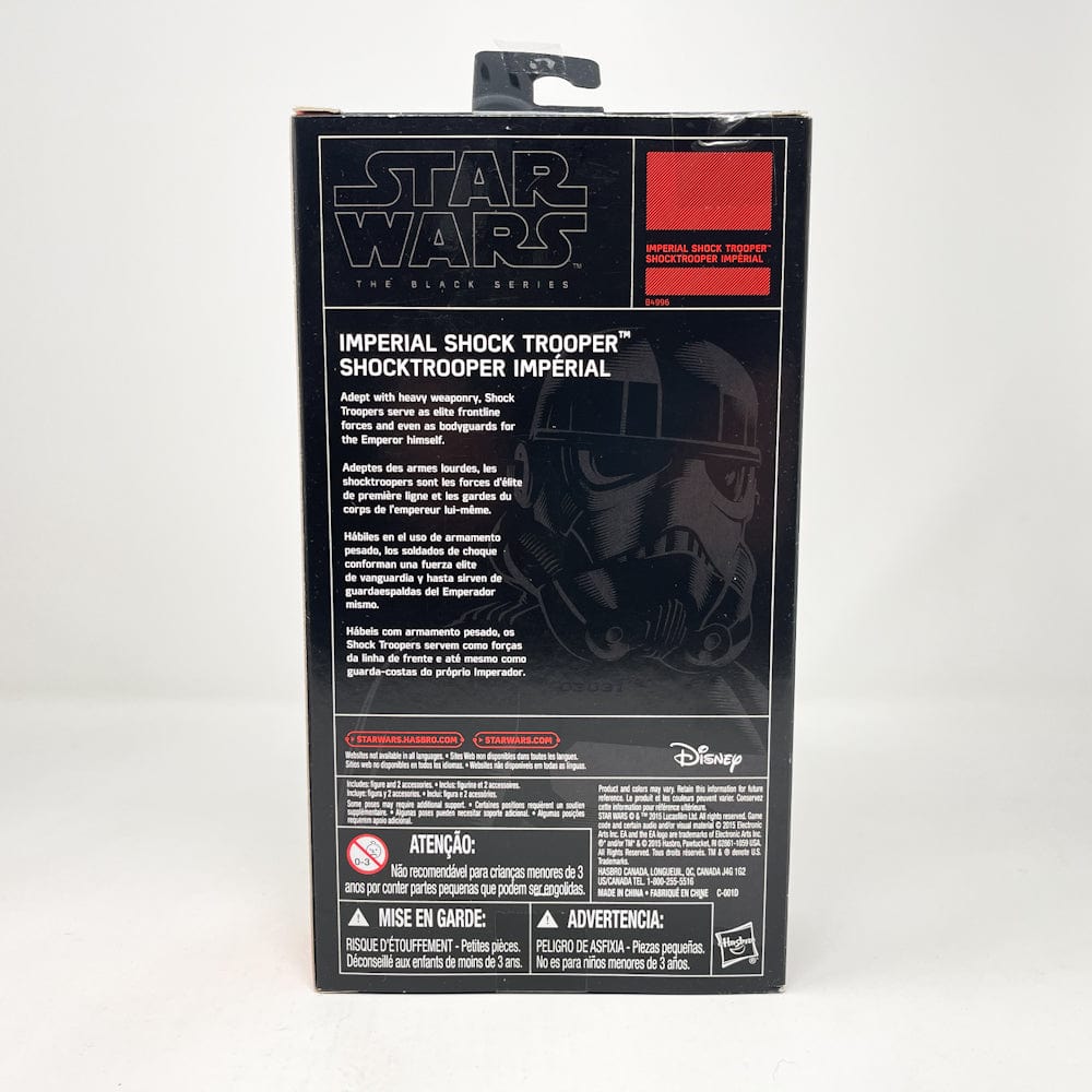 Vintage Hasbro Star Wars Modern MOC Battlefront Shock Trooper- Black Series Hasbro Star Wars Action Figure