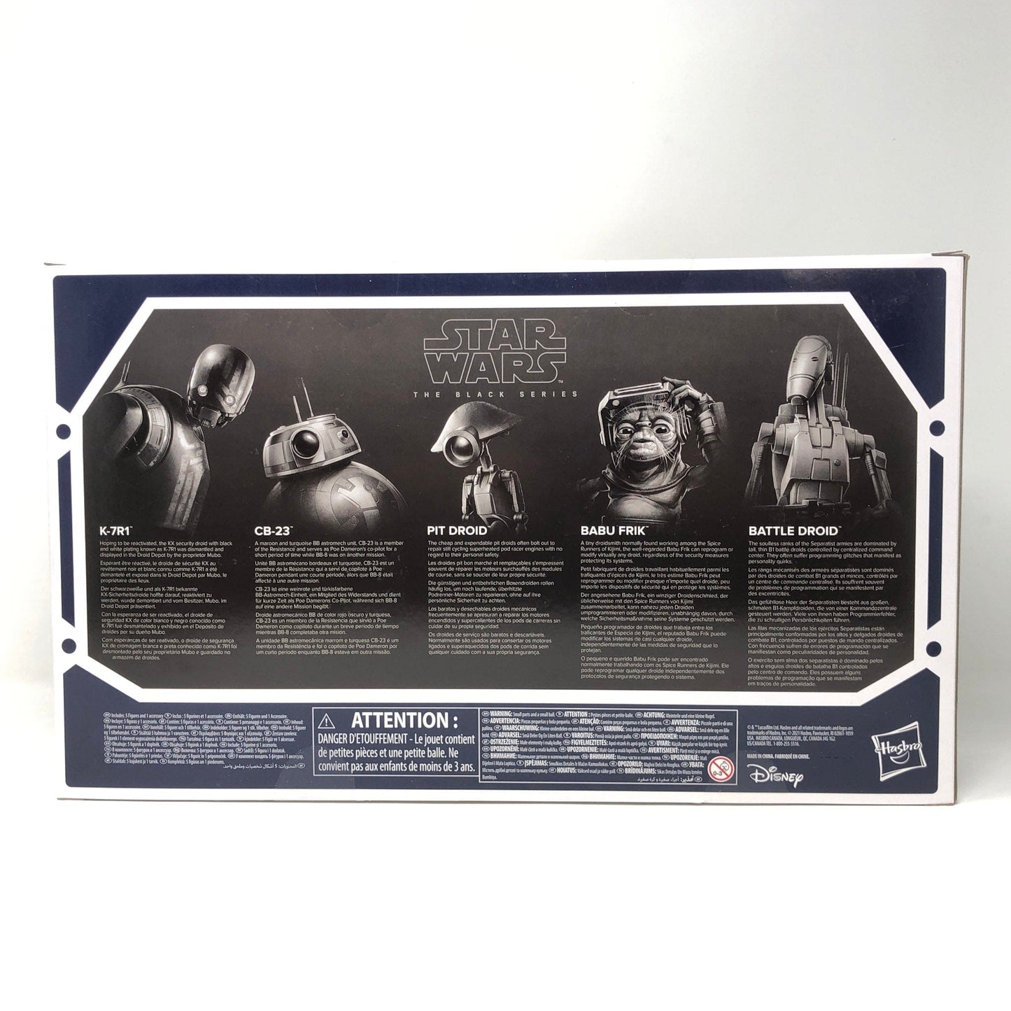 Vintage Hasbro Star Wars Modern MOC Droid Depot Boxed Set (Galaxy's Edge) - Black Series Hasbro Star Wars Action Figure