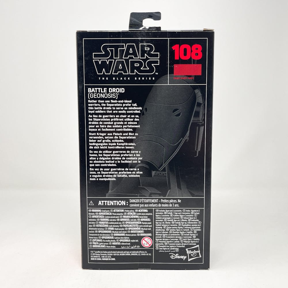Geonosis Battle Droid Black Series 108 Hasbro Star Wars Action Figu