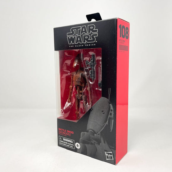 Vintage Hasbro Star Wars Modern MOC Geonosis Battle Droid - Black Series #108 Hasbro Star Wars Action Figure