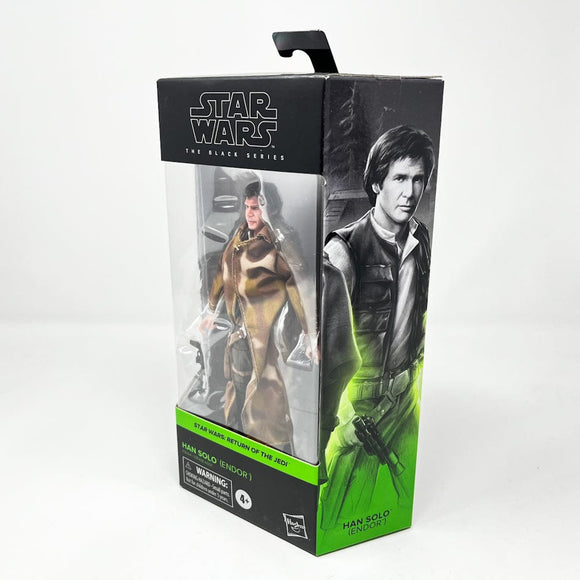 Vintage Hasbro Star Wars Modern MOC Han Solo (Endor) ROTJ05 - Black Series Hasbro Star Wars Action Figure