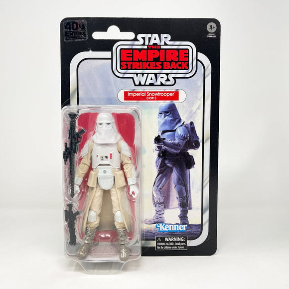 Vintage Hasbro Star Wars Modern MOC Imperial Snowtrooper (Hoth) - Black Series 40th Hasbro Star Wars Action Figure