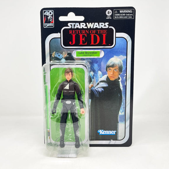 Vintage Hasbro Star Wars Modern MOC Luke Skywalker (Jedi Knight) - Black Series 40th Hasbro Star Wars Action Figure