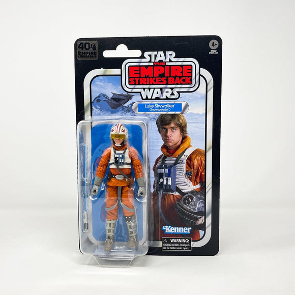 Vintage Hasbro Star Wars Modern MOC Luke Skywalker (Snowspeeder) - Black Series 40th Hasbro Star Wars Action Figure
