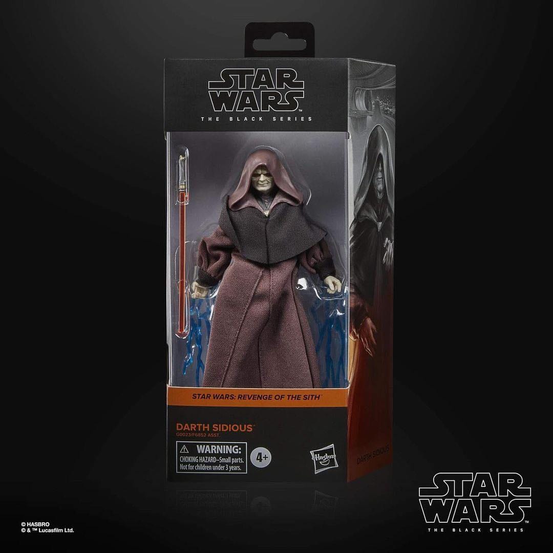 Vintage Hasbro Star Wars Modern MOC Pre-Order Darth Sidious (Emperor) - Black Series Hasbro Star Wars