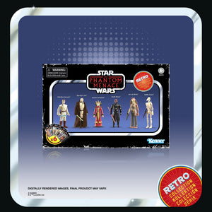 Vintage Hasbro Star Wars Modern MOC Pre-Order The Phantom Menace Multipack - Retro Collection Hasbro Star Wars
