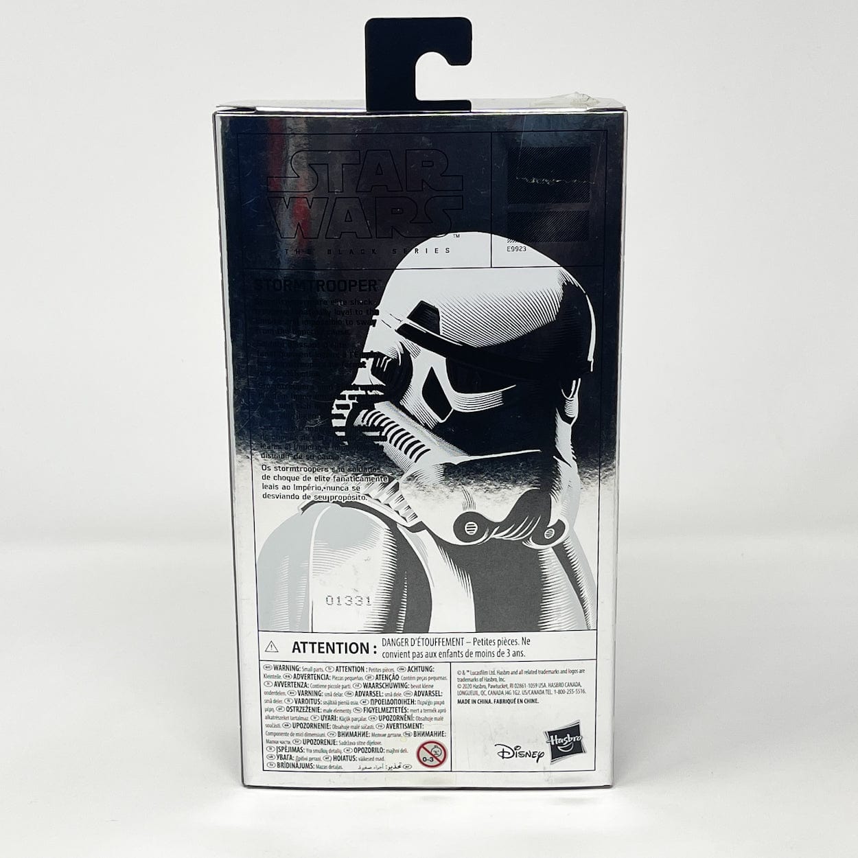 Vintage Hasbro Star Wars Modern MOC Stormtrooper (Carbonized) - Black Series Hasbro Star Wars Action Figure