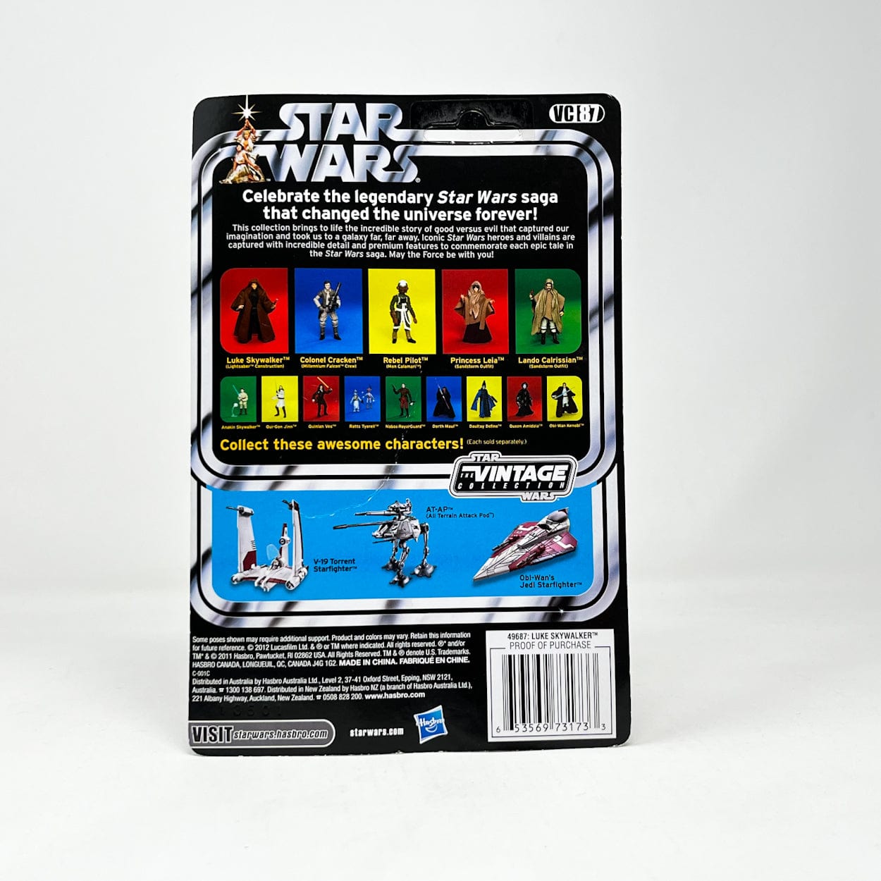 Vintage Hasbro Star Wars Modern MOC VC089 Lando Calrissian (Sandstorm Outfit) - The Vintage Collection Hasbro Star Wars