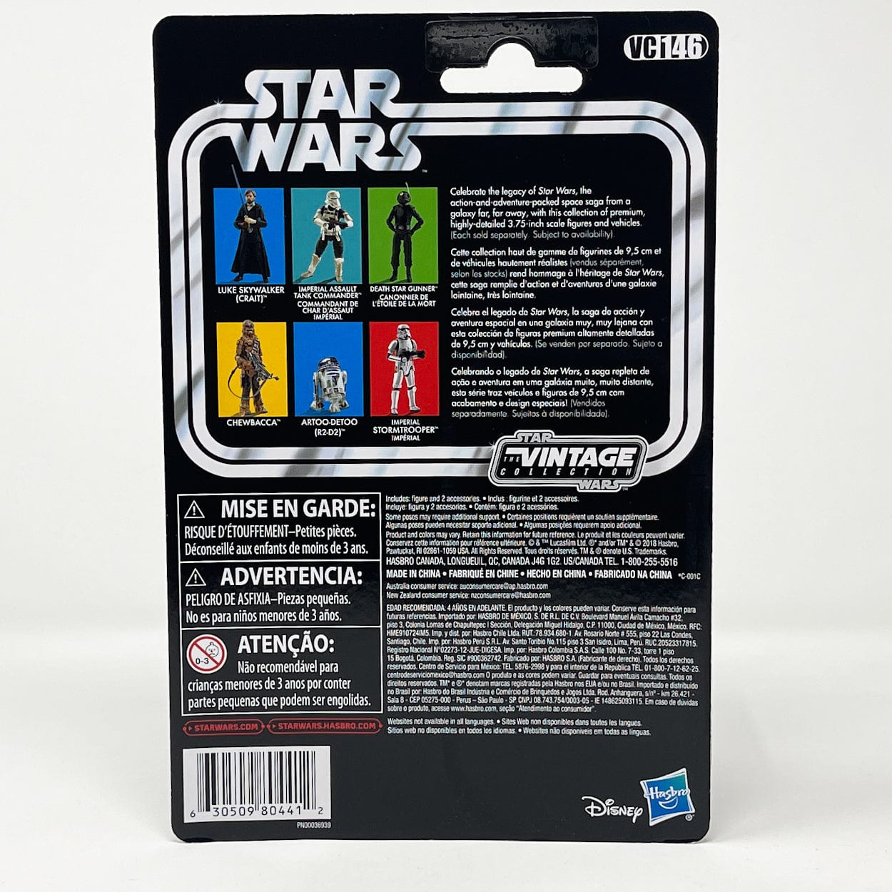 Vintage Hasbro Star Wars Modern MOC VC146 Luke Skywalker (Crait) - The Vintage Collection Hasbro Star Wars