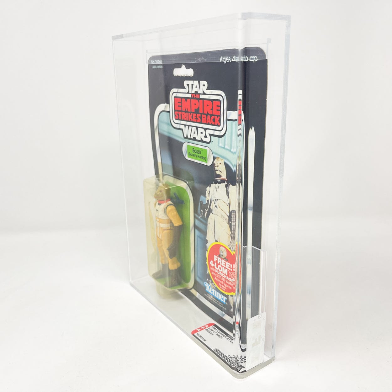 Vintage Kenner Star Wars MOC Bossk ESB 47A-back - AFA 80Y Mint on Card