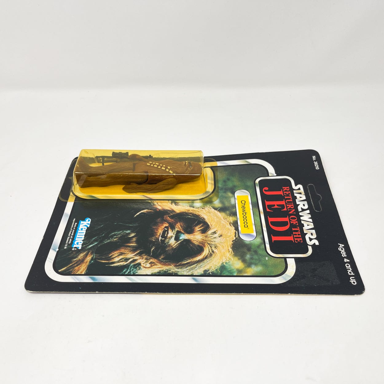 Vintage Kenner Star Wars MOC Chewbacca ROTJ 77A Back - Mint on Card