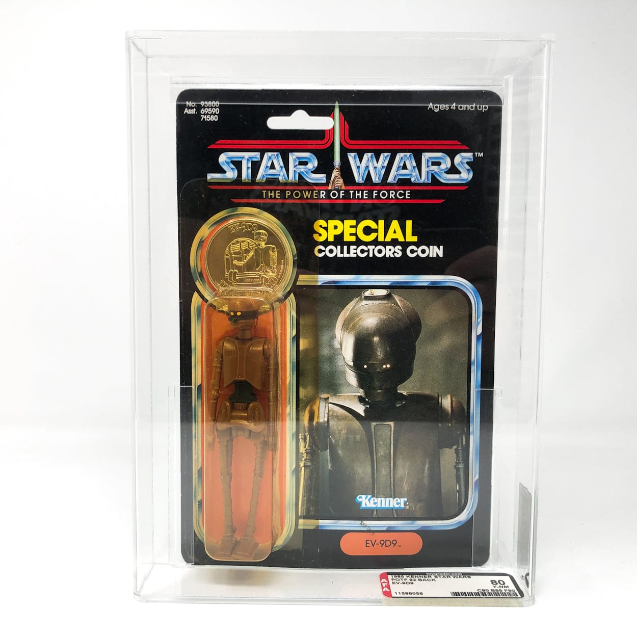 Vintage Star Wars EV-9D9 Power of the Force MOC - AFA 80 Kenner