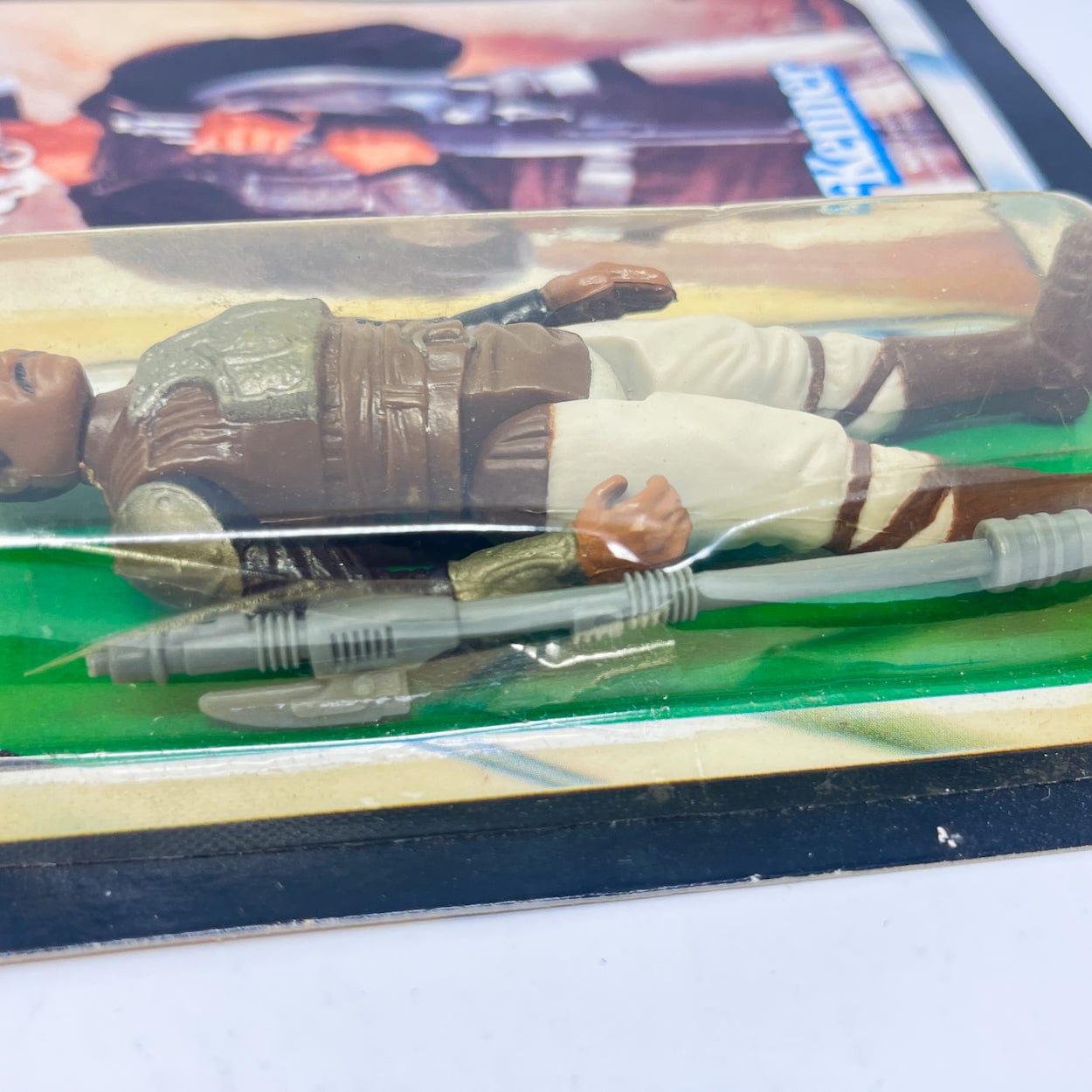Vintage Kenner Star Wars MOC Lando Skiff Guard ROTJ 65B - Mint on Card